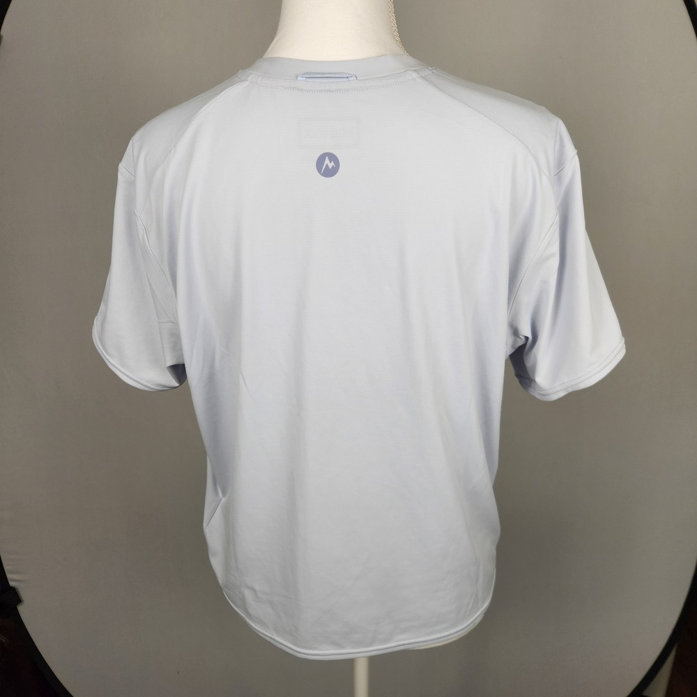Marmot Women's Short Sleeve AirExchange Crew Neck Sun Shirt Tech Size Medium - Picture 2 of 14